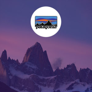 Patagonia Logo and the Fitz Roy Range