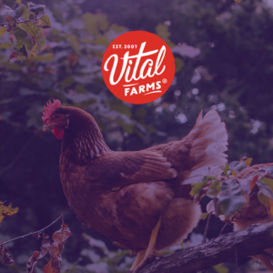 Vital Farms Logo with Chickens