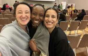 Left to Right - Brittany Angelo, Dirigo Collective. Winnie Mulamba, Frorida for Good. Alia Mahmoud, Radical Partners.